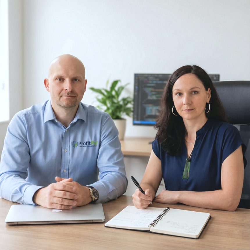 Aivyn founders leading an AI strategy workshop